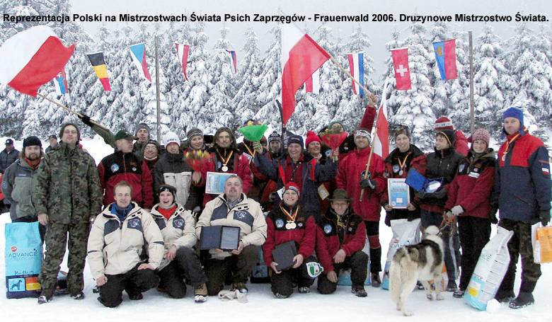 Mistrzostwa wiata Psich Zaprzgw WSA w sprincie, ktre odbyy si w dniach 10-12 lutego w Frauenwaldzie Polacy zdobyli Druynowe Mistrzostwo wiata. 